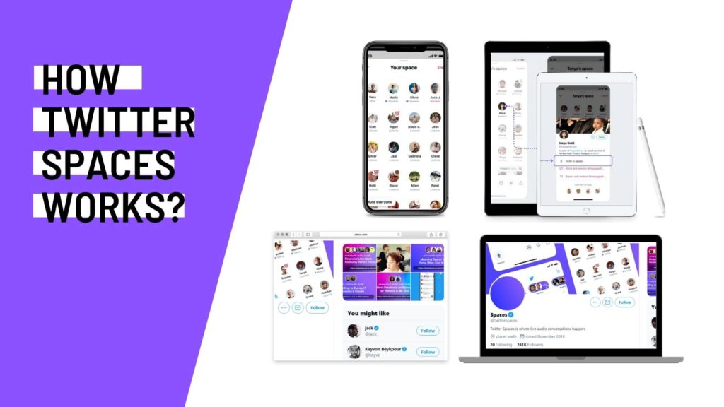 how twitter spaces works