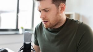 Podcasting mics